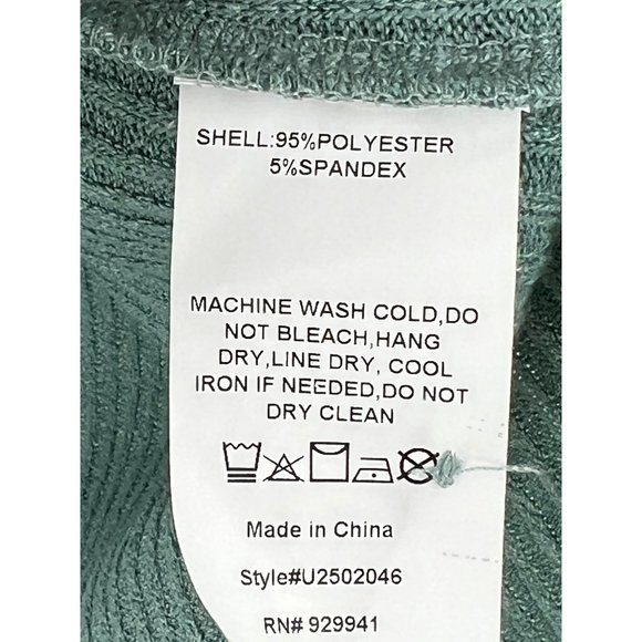 New Simple by Suzanne Betro Open Back V-Neck Sweater Size Medium - Picture 4 of 7